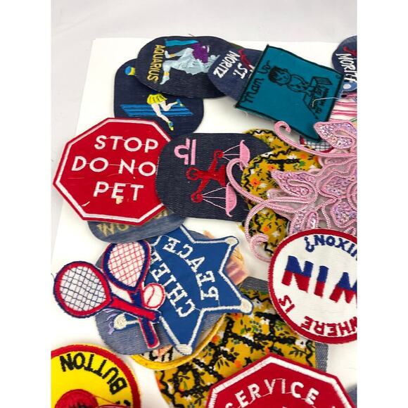 150 PC Assorted Sewing Applique Patches Iron on Sew On NEW Mixed Sequin Crafting - Picture 8 of 16